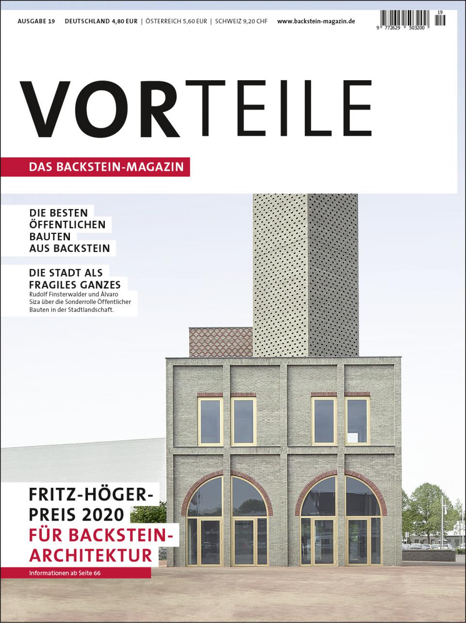 Backstein-Magazin VORTEILE Titel